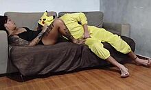 i caught my nerd nephew dressed as pikachu masturbating in the living room and just couldn't resist