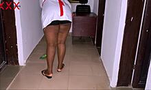 Big Ass Student Fucked For Sweeping Office
