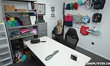 the security guard mouth-fucked the shoplifting babe emma starletto at the store