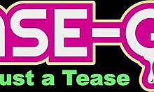 beautiful brunette getting machine-fucked in a wild contrast