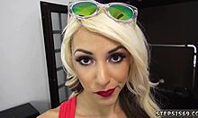 Amateur Teen Anal with Big Dildo Suspended Step Sis