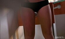 Petite 18-year-old khyanna engages in high definition lesbian sex