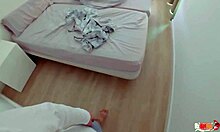 Stepmom Masturbates Next To Stepson!