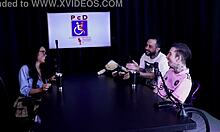 morena gostosa sensualizes on stripper showing big beautiful tits after saying she becomes bisexual when filling ass with drink 😍 - alice vasconcelos