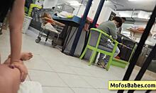 sexy and horny brunette teen slut suck fat dick in the public laundromat and fucked hard - nikki mars jason legend 😈