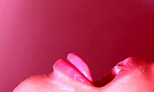 Intriguing close-up of Japanese blowjob and face fucking