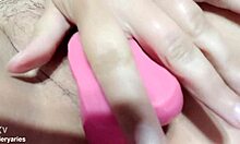 Fieryaries playing with dildo solo.