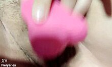 Fieryaries playing with dildo solo.