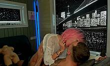 my girlfriend loves when i cum inside her pussy after good riding on the chair 😍