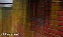 Blonde Babe Jakki Flashes Nude, Fingers Herself Outdoors