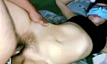 bebe girl gets cum in mouth twice and cum in pussy