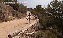 sexo on paradisiac ibiza beach with facial and public walk alemaohub