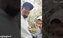 Outdoor Blowjob Is My Favorite, I Love Doing It with Young Tight Pussy Wet Swollen Big Clit Creampie