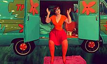 Granny Velma Dinkley's haunted mystery fuck and creampie