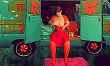 Granny Velma Dinkley's haunted mystery fuck and creampie