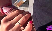 we wanted to fuck on the train but almost got caught by neighbors