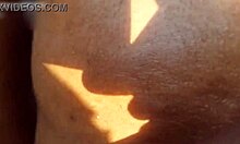 hardcore outdoor pounding with two friends