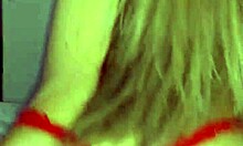 Stepsister shows new lingerie in homemade video