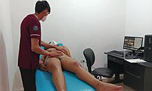 Tall latina patient dominates during sensual massage turning into intense fucking