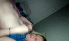 Perfect shot of masturbation leading to cumshot facial orgasm