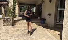 Candie La Reine Du Gang-Bang Version J In Emotional Outdoor Double Penetration