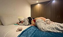 Husband's Employee Licks Wife's Pussy and Grinds Ass at Night!