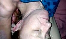 Perfect shot of masturbation leading to cumshot facial orgasm
