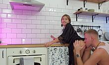 Anal vibe in the kitchen with beauty skye young