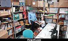 Mall Guard Confronts Suspect Firmly