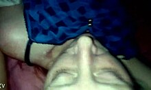 Perfect shot of masturbation leading to cumshot facial orgasm