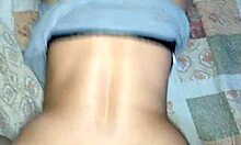 Latina mother-in-law with a big ass shows off her curves.