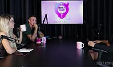 i watched val mineirinha's compilations in bora cast with bruna carlos, feeling so excited in sheer red lingerie