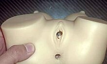 dolly begs for anal sex and squeezes small tits!