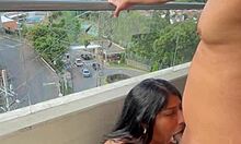 Stepsister Delivers Intense Blowjob To Brother