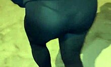 is that mature big ass in see-through leggings?
