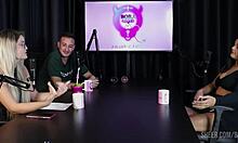 i watched val mineirinha's compilations in bora cast with bruna carlos, feeling so excited in sheer red lingerie