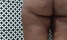 Big Latina teases her pussy solo with homemade vibes 😍