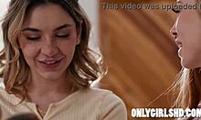 Learning the basics, Demi Hawks and Kait engage in explicit lesbian blowjob and pussy fingering session