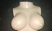 dolly begs for anal sex and squeezes small tits!