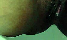 Big Latina teases her pussy solo with homemade vibes 😍