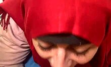 i gave mia niqab her first facial blowjob, feeling so excited and intense with that arab housewife
