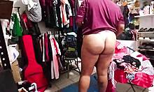 Chubby BBW Stepmother Organizes The Room In Her Home