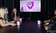 i watched val mineirinha's compilations in bora cast with bruna carlos, feeling so excited in sheer red lingerie