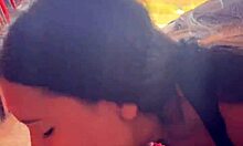 Horny Colombian Feels Excited Taking Boyfriend's Penis On Street And Sucking It
