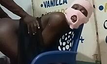 Skinny african teen 18+ slut loves it rough good hard fuck.