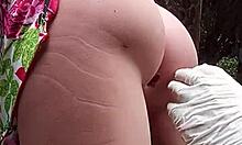 he comes from the street to suck the sex toy cock