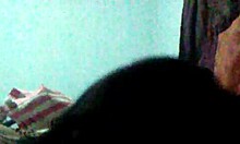 she sucks fat black cock while boyfriend watches