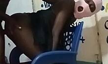 Skinny african teen 18+ slut loves it rough good hard fuck.