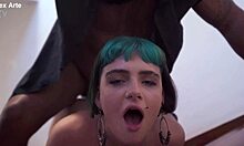 ai meu cu caralho, that tight latina ass gets fucked hard by huge black cock in quickie doggystyle.