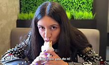 This babe says, 'Ready for anal to get my favorite shawarma in every position'